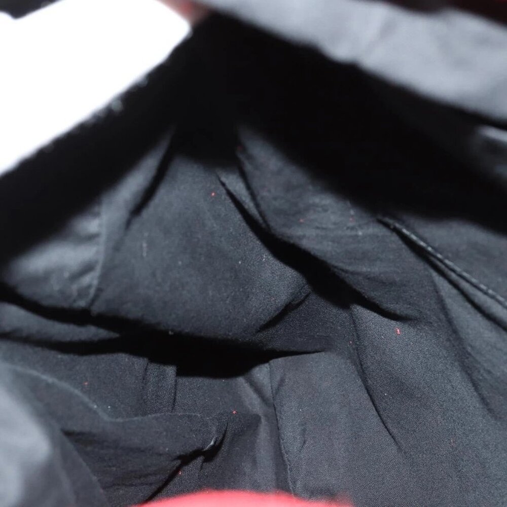 BALENCIAGA Backpack Suede Red Silver Auth bs29626 - Picture 10 of 16